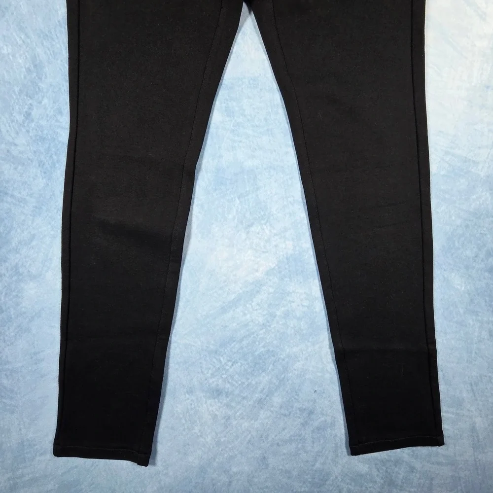 Michael Michael Kors Womens Black Ponte Knit Skinny Pants High Rise Leggings S